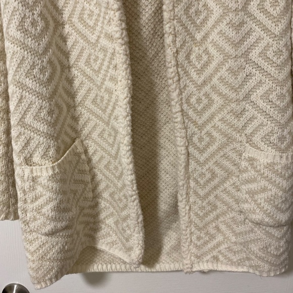 LOFT long beige Color cardigan - Picture 4 of 5